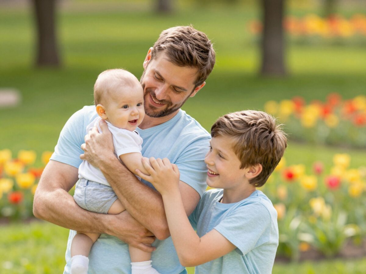 Családi Bőrkontaktus Fontossága: Miért Jó Apáknak és Testvéreknek is Ölelni Babát?