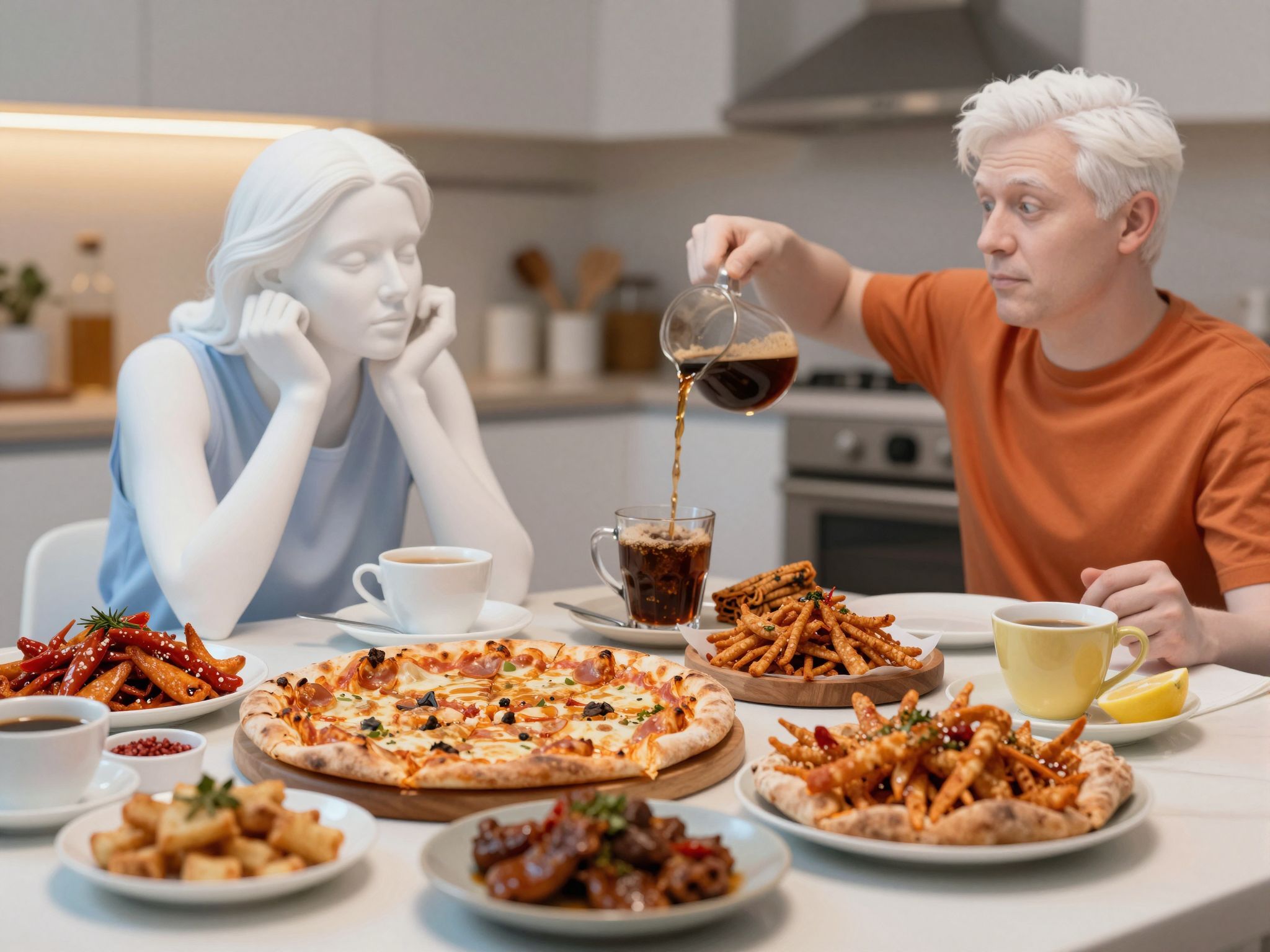 Az esti zsíros ételek ronthatják az alvás minőségét.