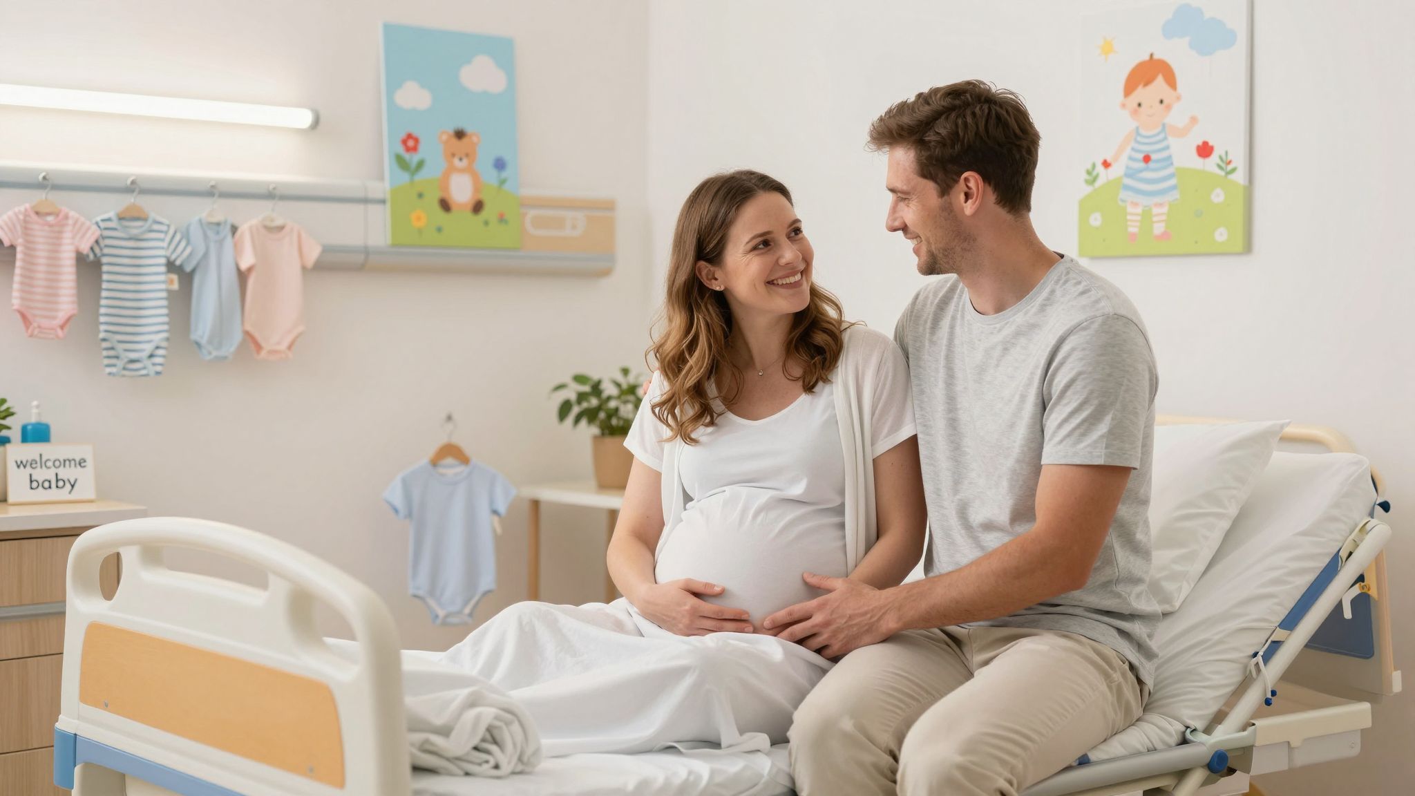 A kórházban részletes tájékoztatást kapsz a szülésről.