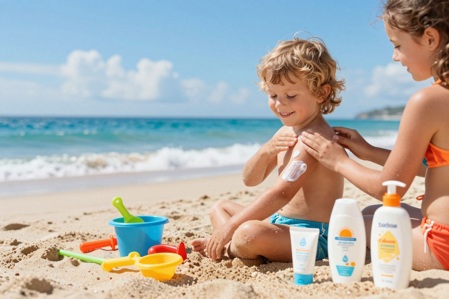 A fizikai szűrők védik a bőrt a napsugárzástól.