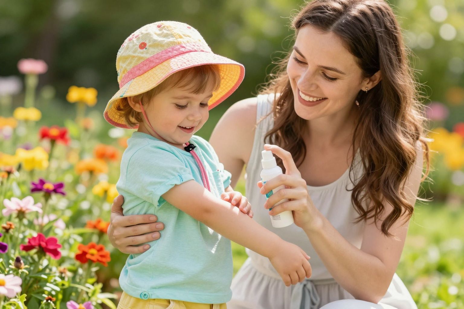 A fizikai védelem biztonságos szúnyogriasztás a kicsiknek.