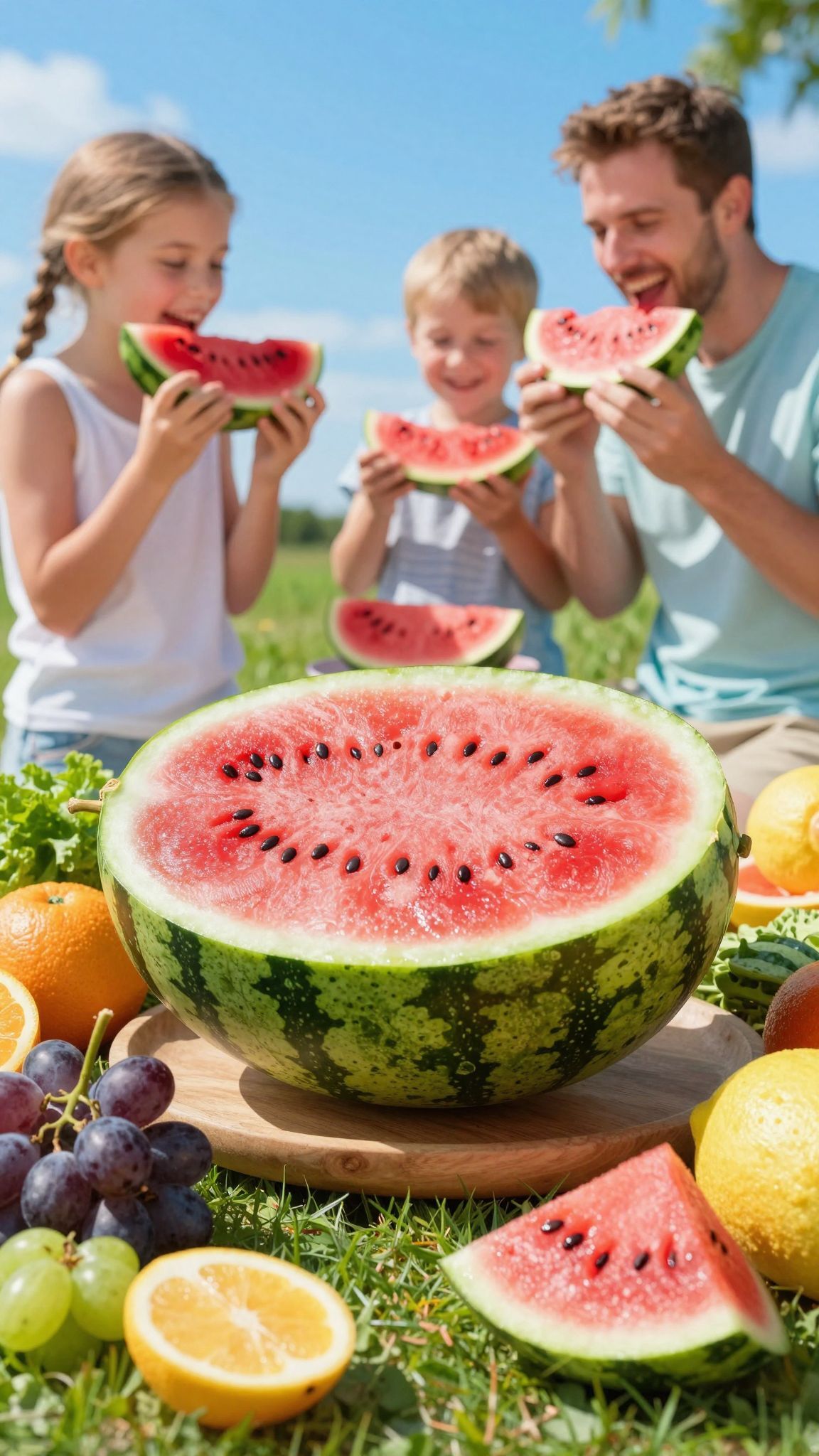 A görögdinnye 92%-os víztartalmával frissítő nyári csemege.