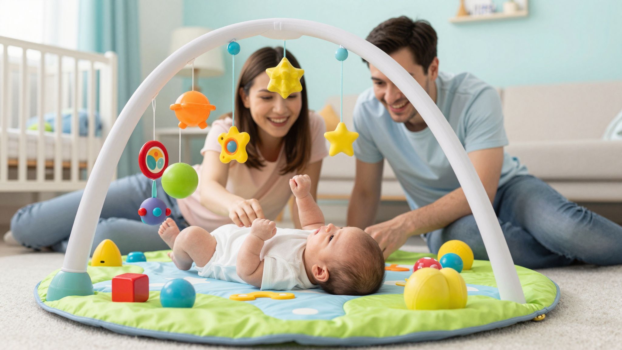 A zenehallgatás serkenti a csecsemők szenzoros fejlődését.