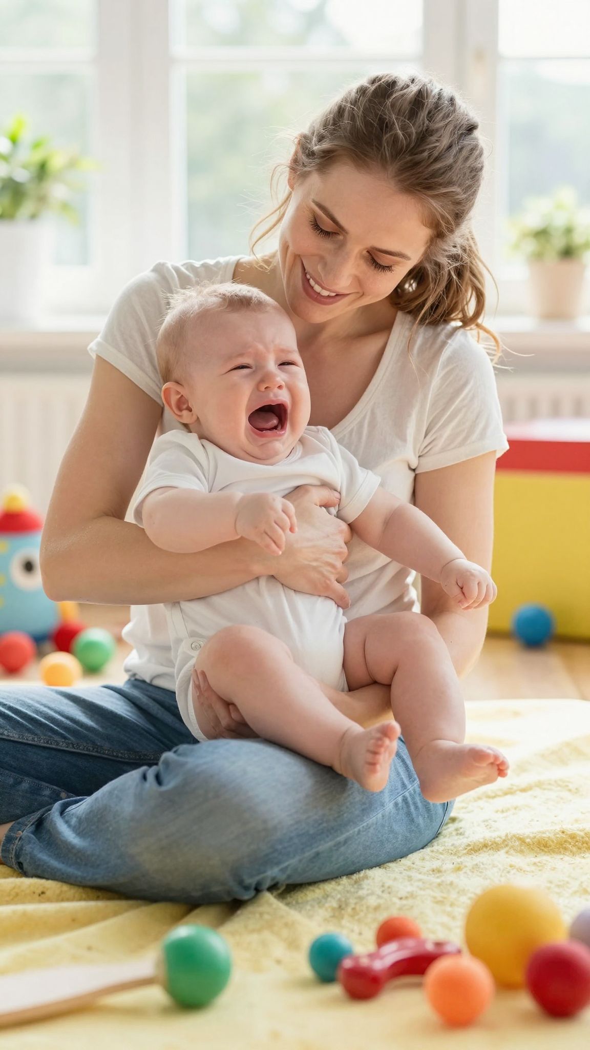 A babák sírása a kommunikáció elsődleges formája.