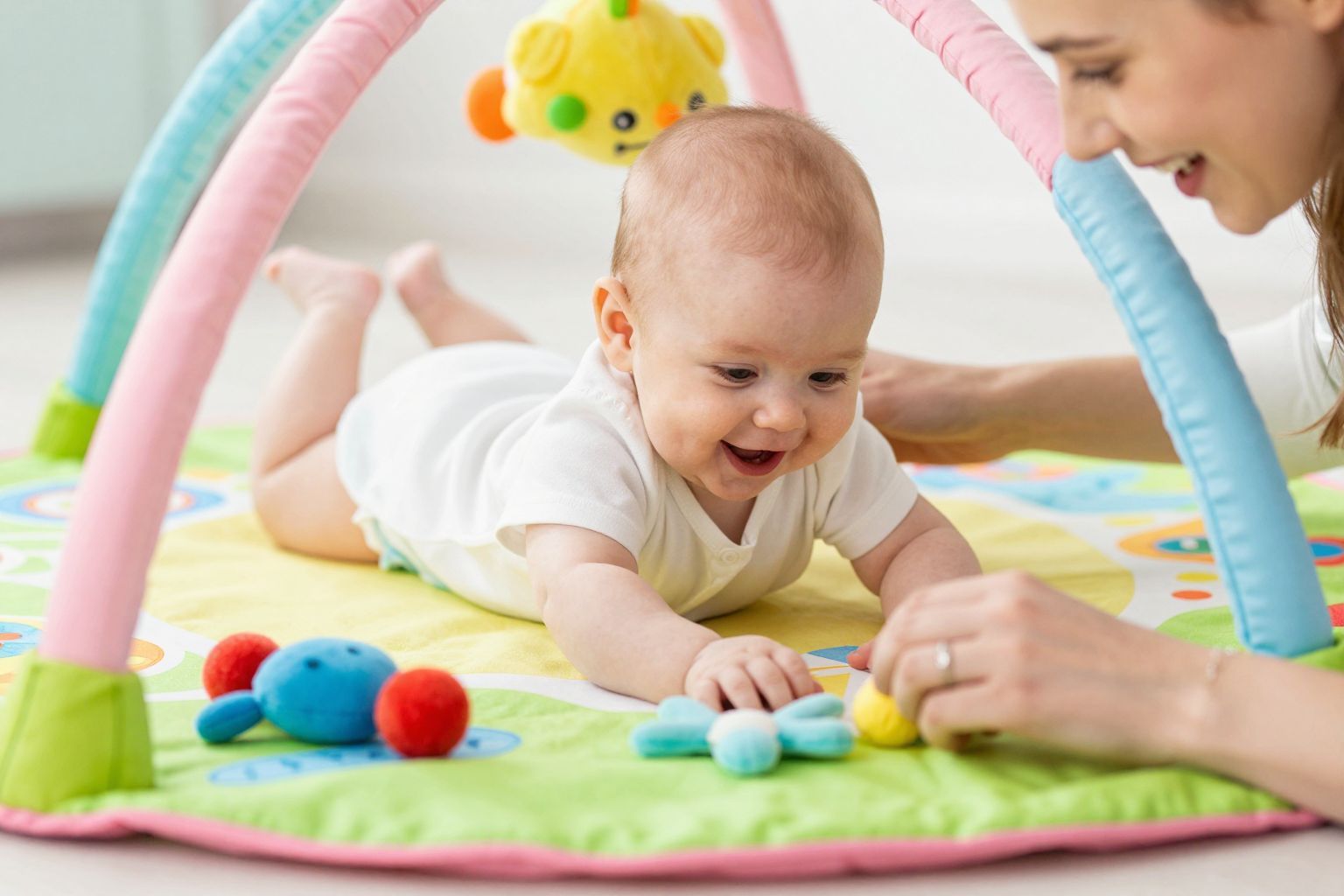 A babák ekkor kezdenek figyelni a környezetükre.