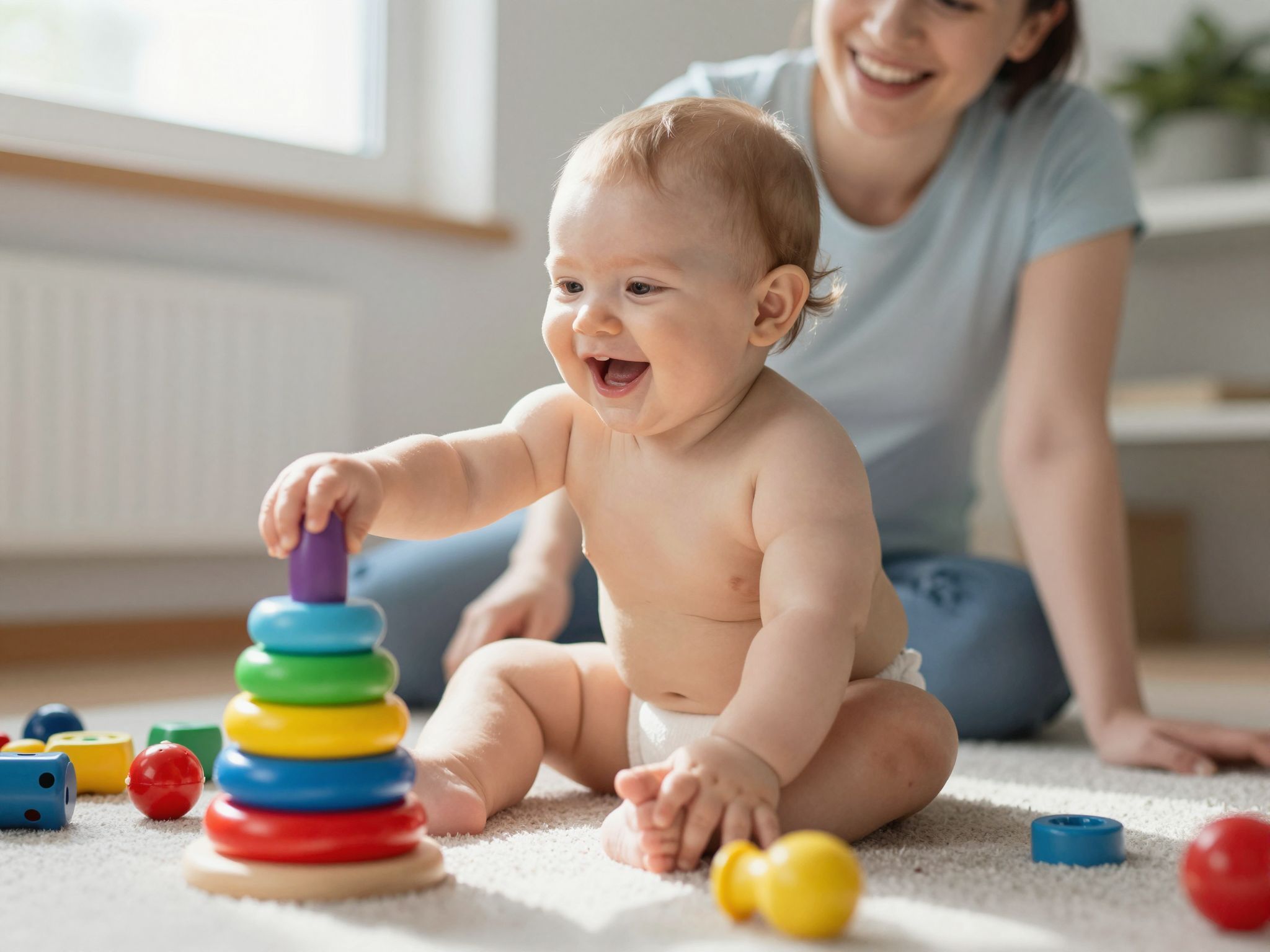 A babák 10-14 hónapos korukban kezdik első szavaikat.