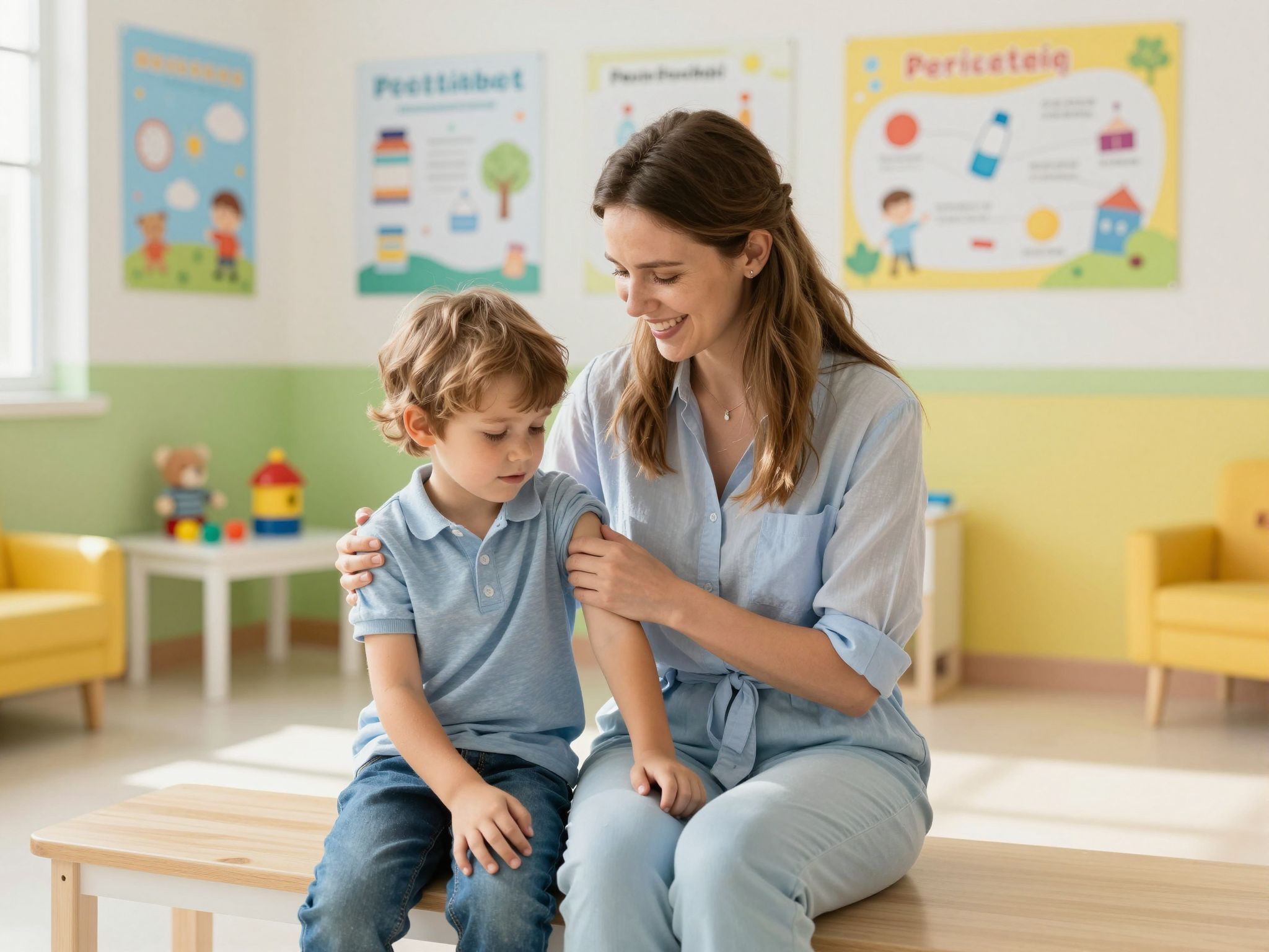 Az oltások segítenek megvédeni a gyermekek egészségét.