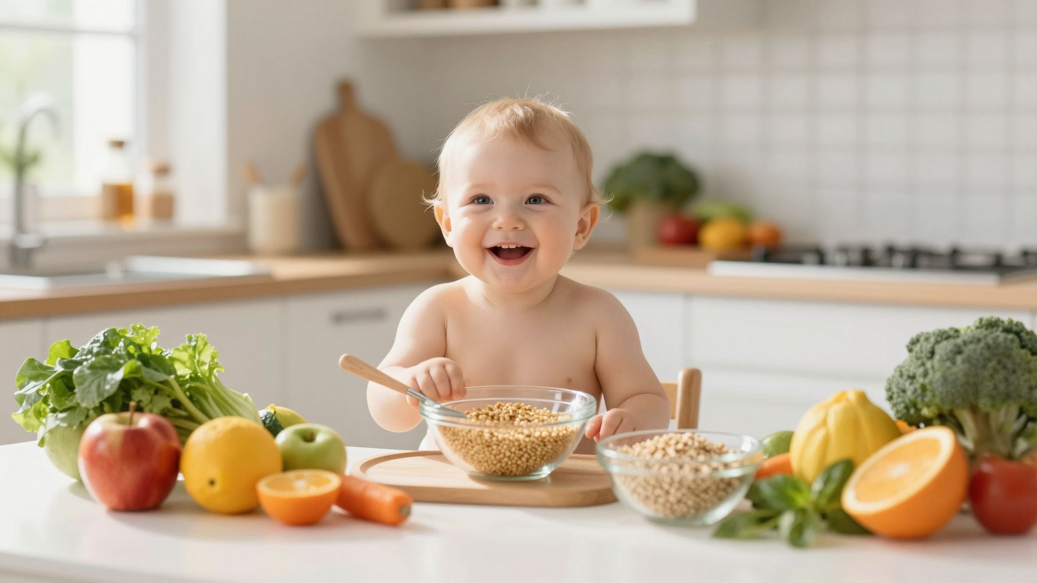 Az omega-3 zsírsavak elengedhetetlenek a baba agyfejlődéséhez.