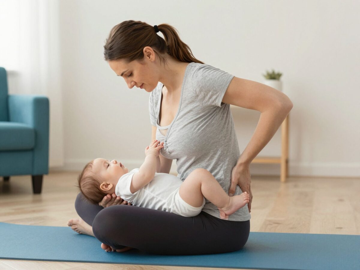 Gyógytorna hátfájás ellen szoptató anyáknak