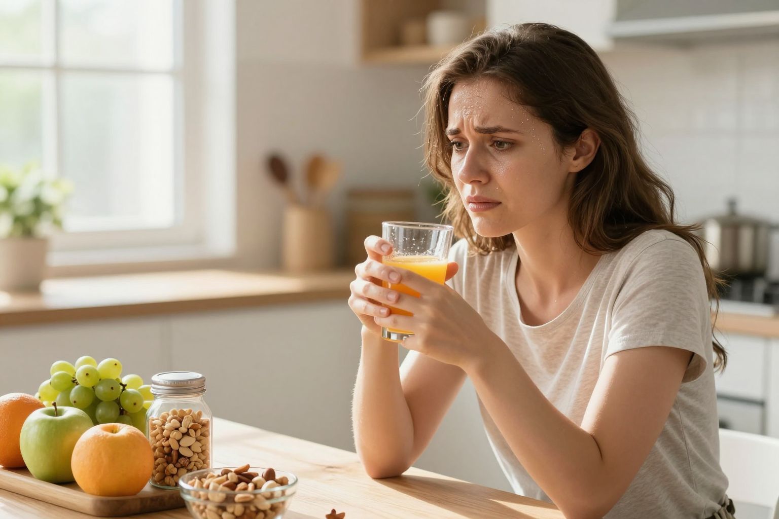 Azonnali cukorfogyasztás segít a vércukorszint gyors növelésében.