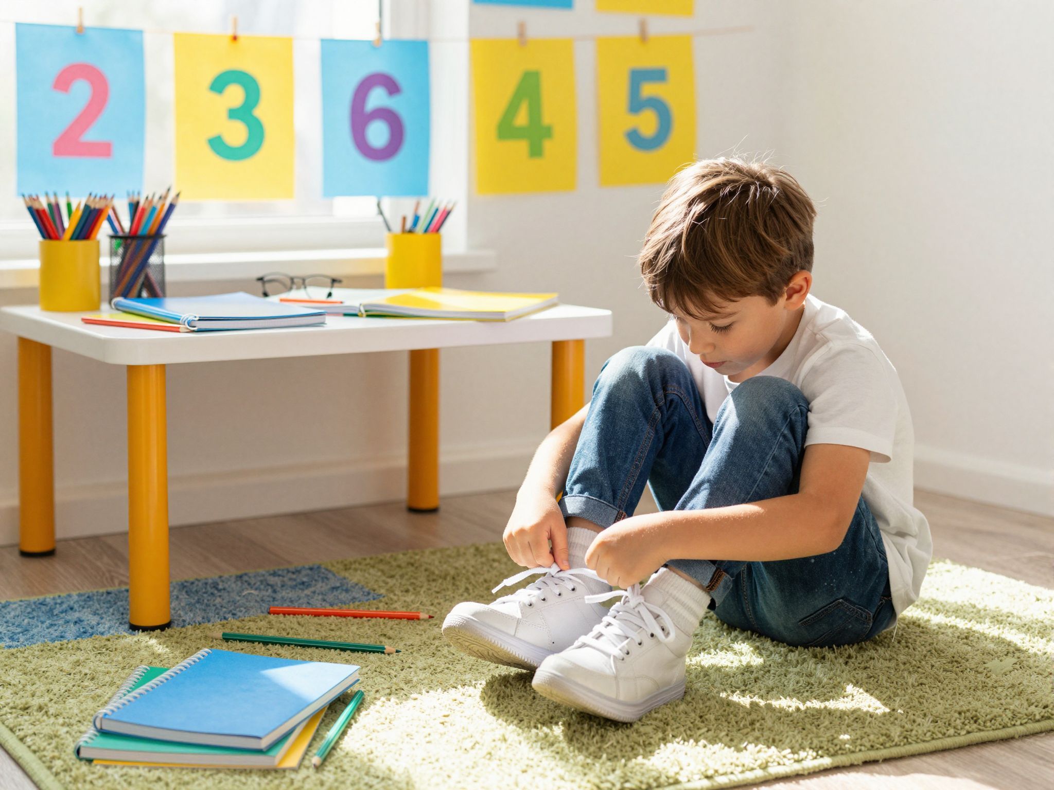 A tanuláshoz nyugodt, rendezett környezet szükséges.