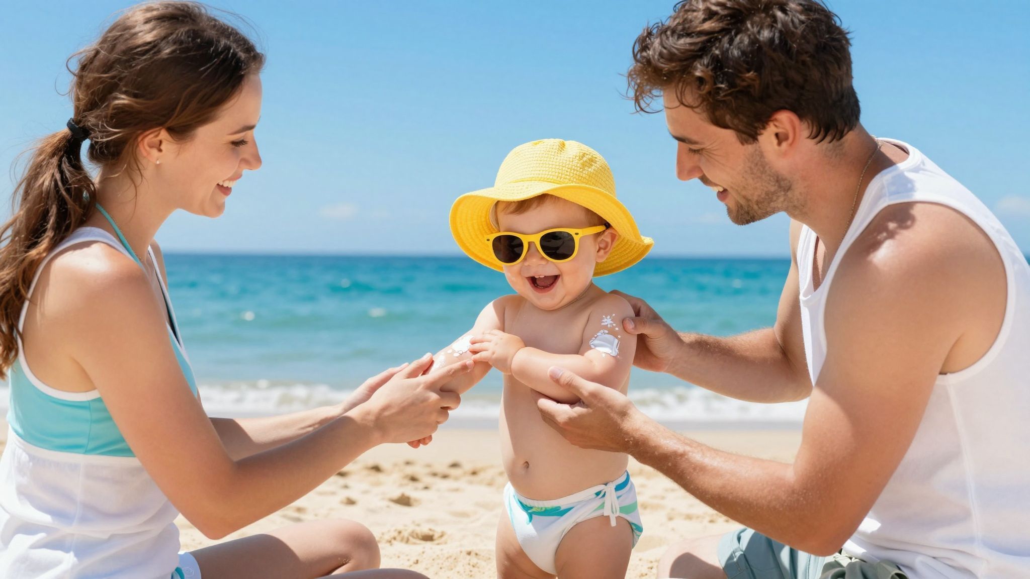 Válassz UV-szűrős, hipoallergén naptejet babáknak!