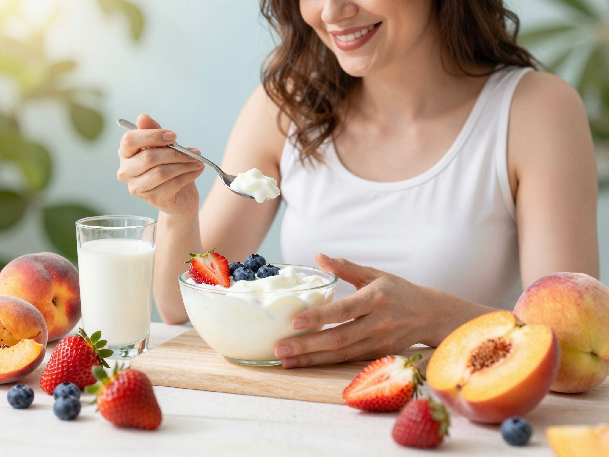 A joghurt és kefir probiotikumokban gazdag, segít az emésztésben.