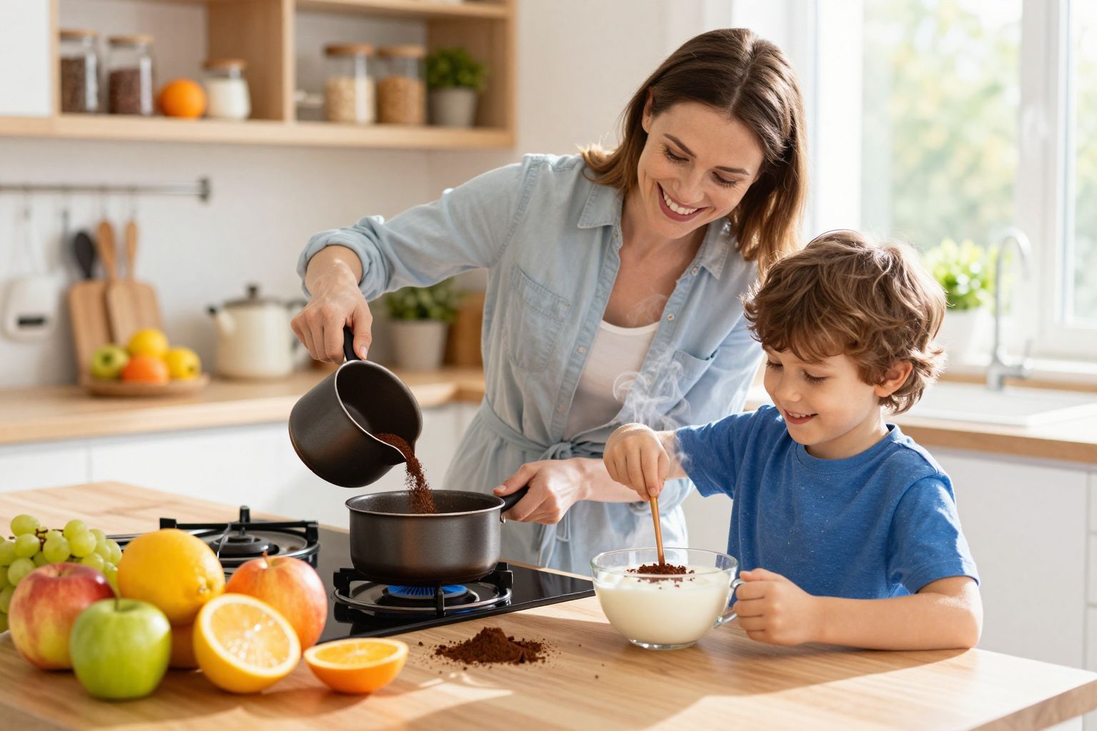 A kakaó 3 éves kortól bevezethető a gyerekek étrendjébe.