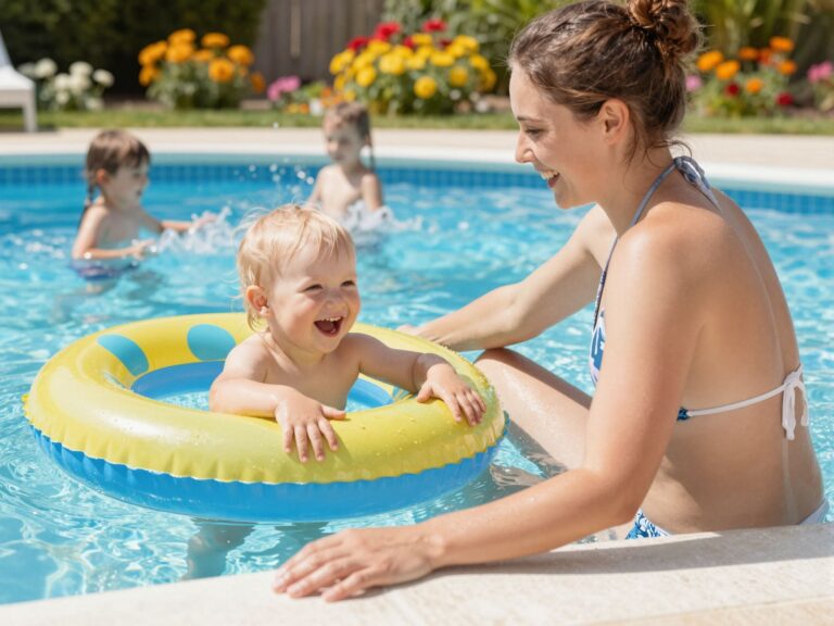 Karúszó, úszógumi vagy mentőmellény? Melyik a legbiztonságosabb választás a gyereknek?