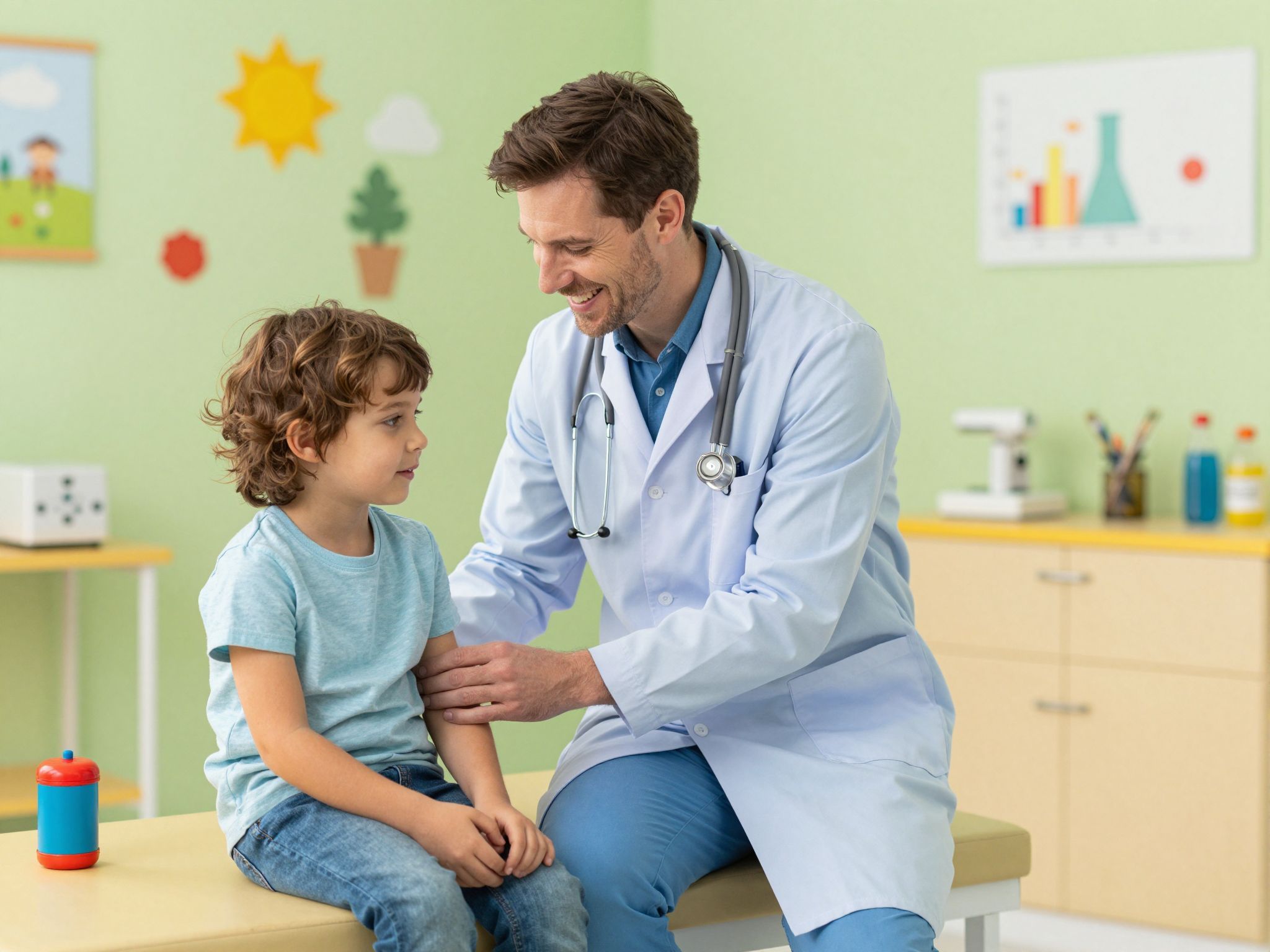 A gyermekek szívműködésének ellenőrzése fontos a diagnózishoz.