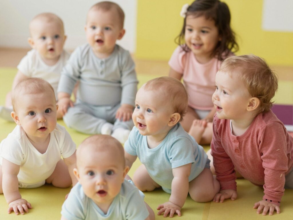 Kontrasztos színek, arcok, mozgás: ezekre fókuszálnak a csecsemők