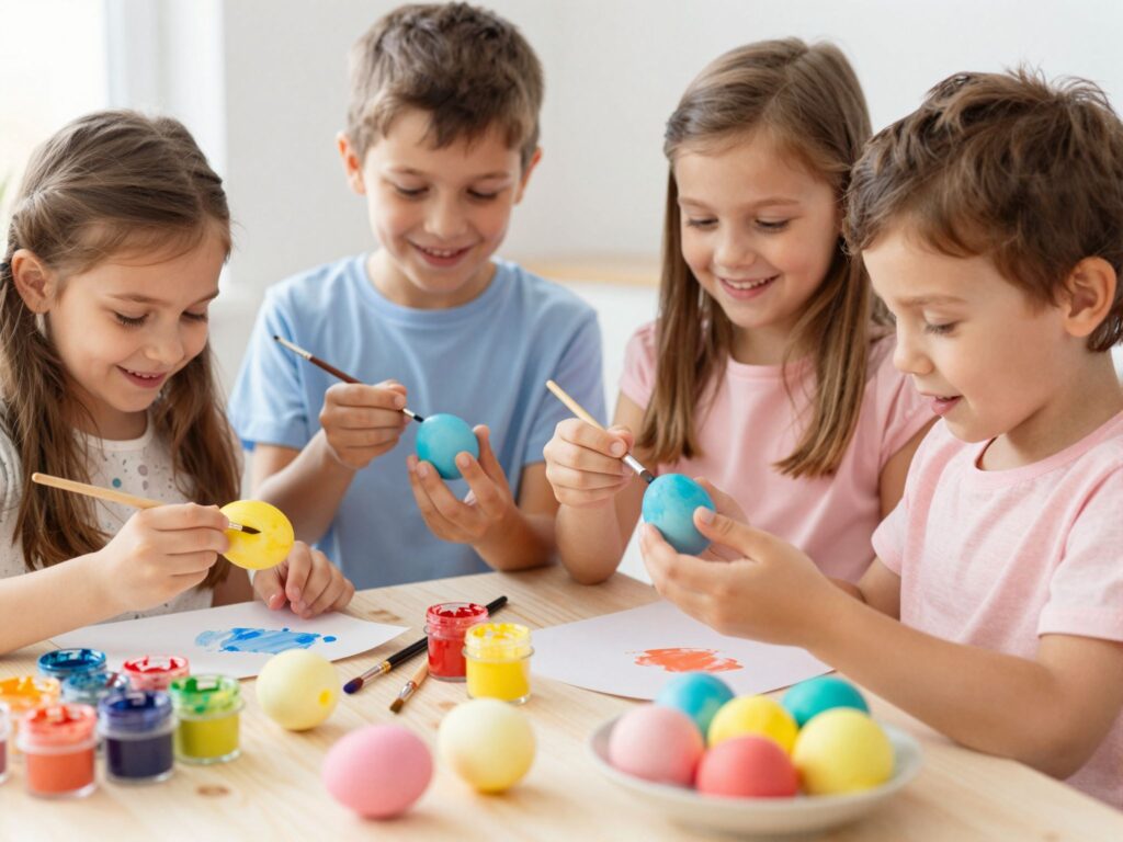 Maszatmentes és szórakoztató tojásfestés gyerekekkel: három bevált módszer