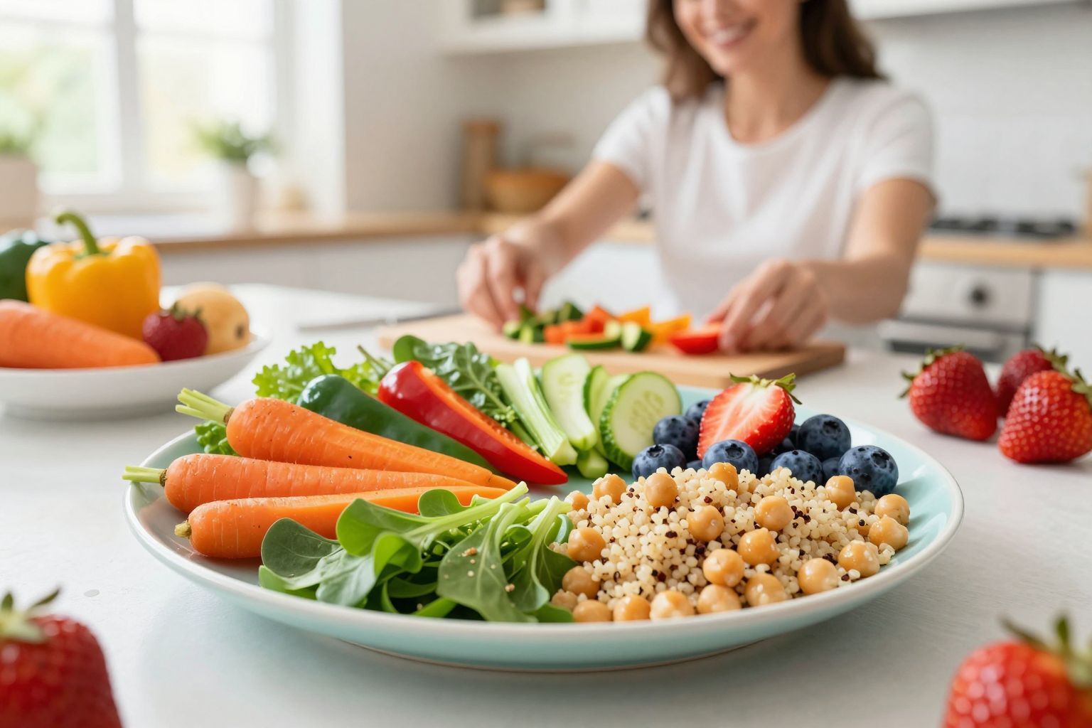 A tápláló menü segít a vitaminok egyensúlyban tartásában.