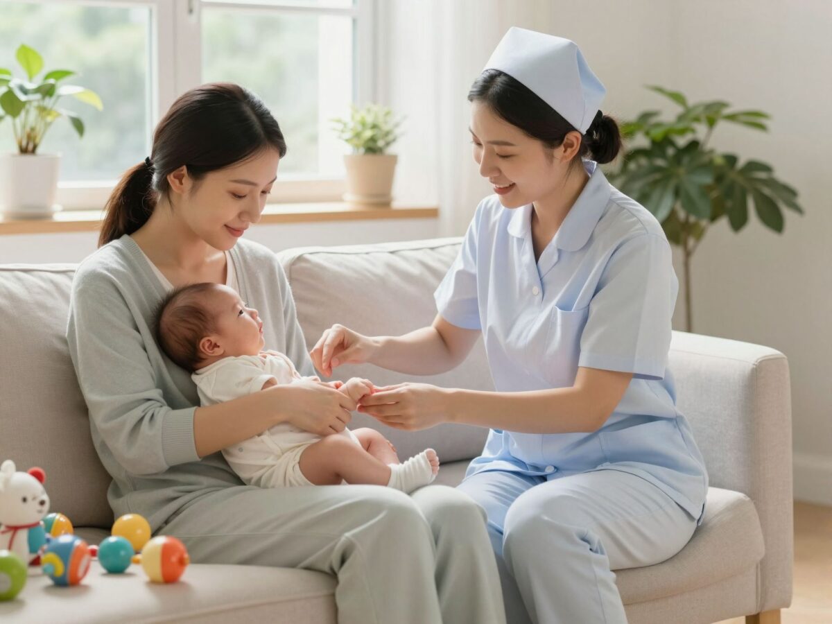 Miért fontos a rendszeres kapcsolat a védőnővel a szülés utáni időszakban?