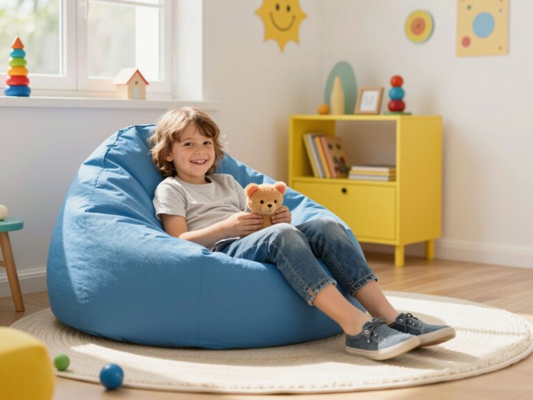 Miért imádják a gyerekek a babzsákfotelt? Előnyök és tippek a gyerekszobába