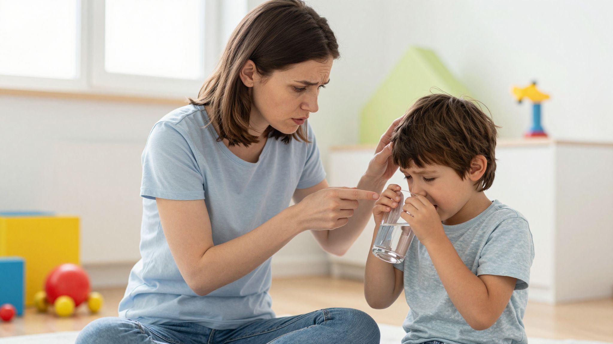 Ha a gyerek szomjúsága nem csillapodik, orvosi segítség szükséges.