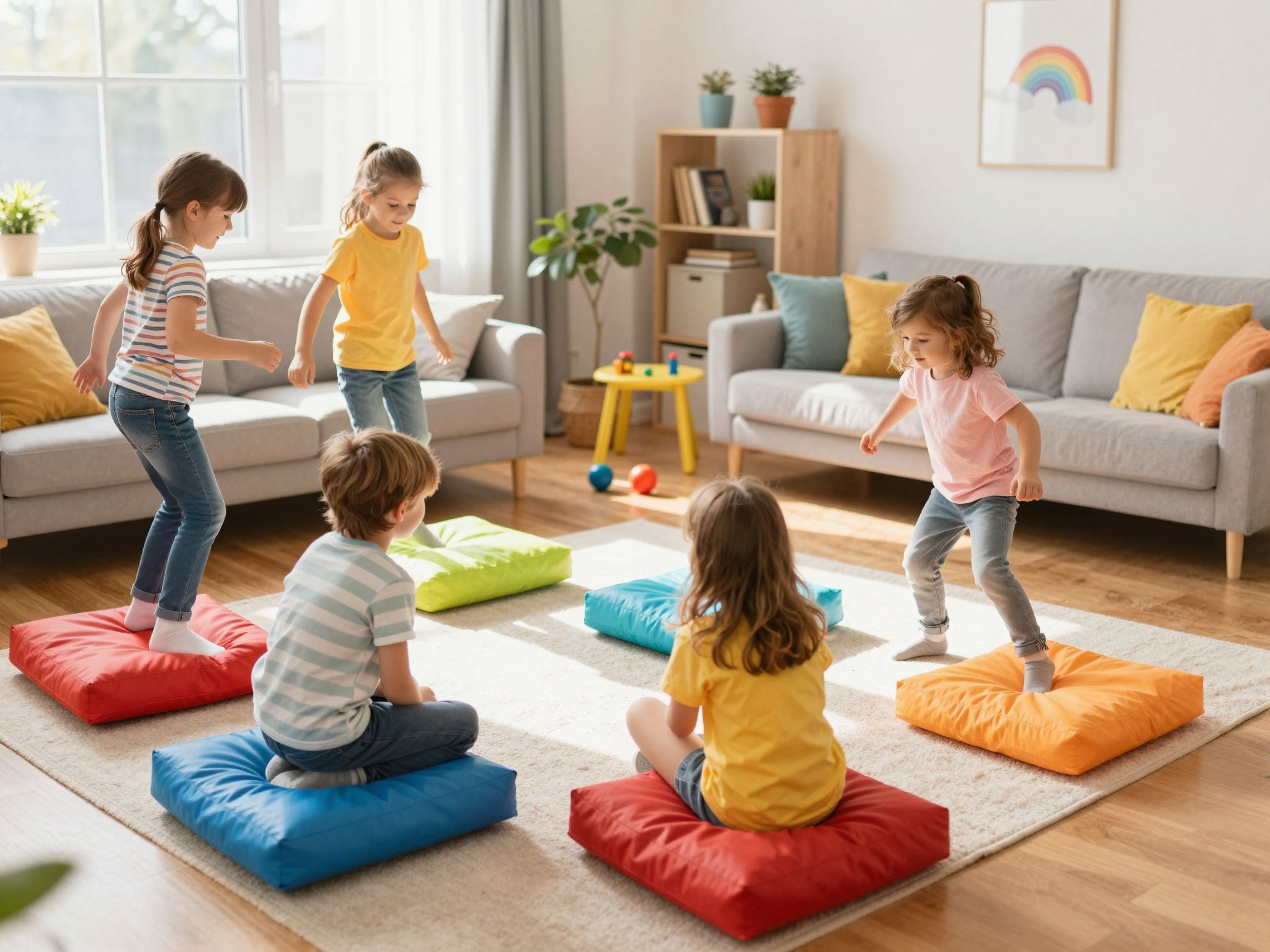 Benti mozgásos játékokkal fokozhatjuk a gyerekek kreativitását.