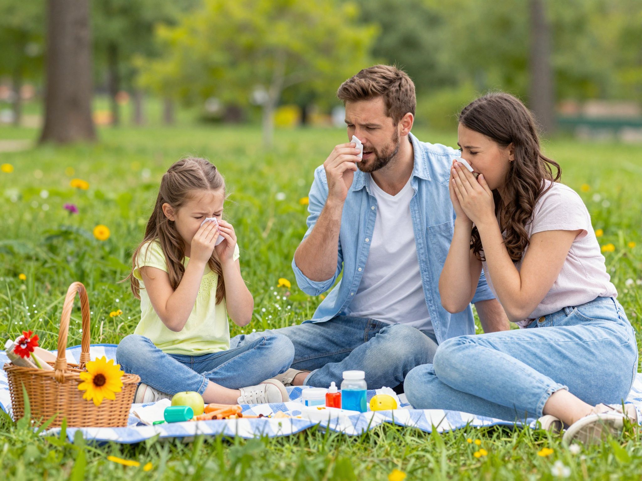 A nyári allergia tünetei könnyen összetéveszthetők a megfázással.