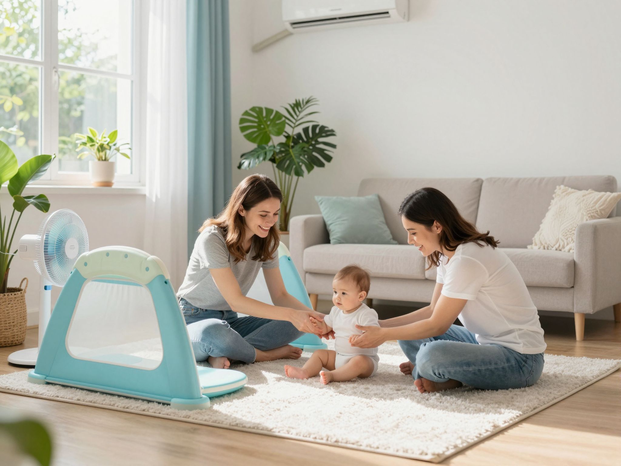 Használj természetes anyagokat a baba komfortos hűtéséhez!