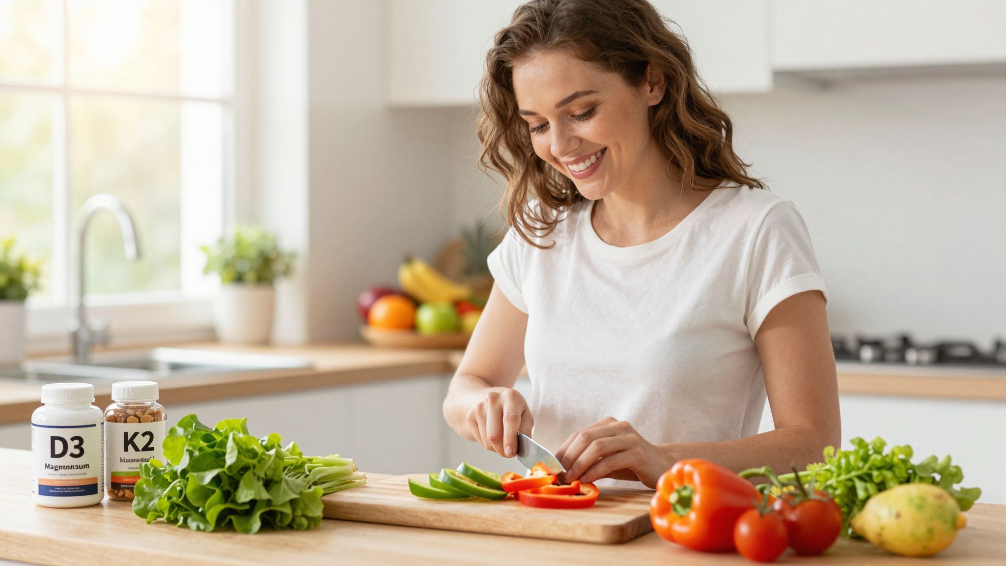 A D3, K2 és magnézium összehangolt hatása elengedhetetlen.