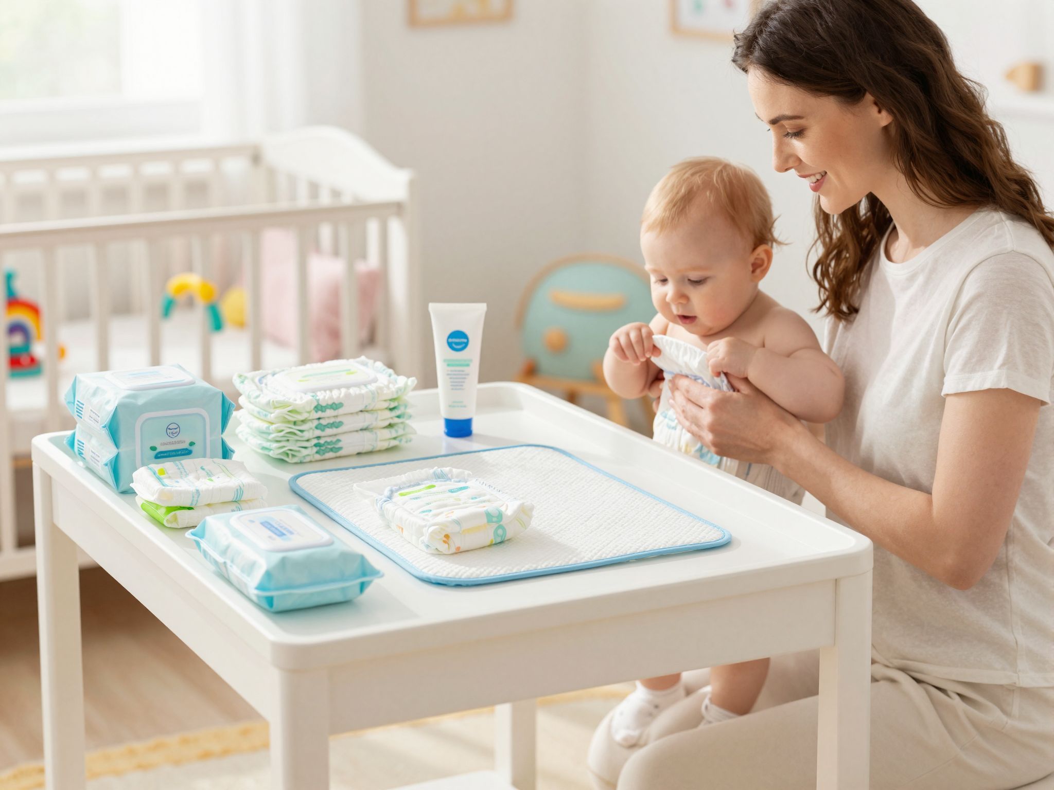 A multifunkcionális pelenkázó tarkójának helyet adhat a praktikum.