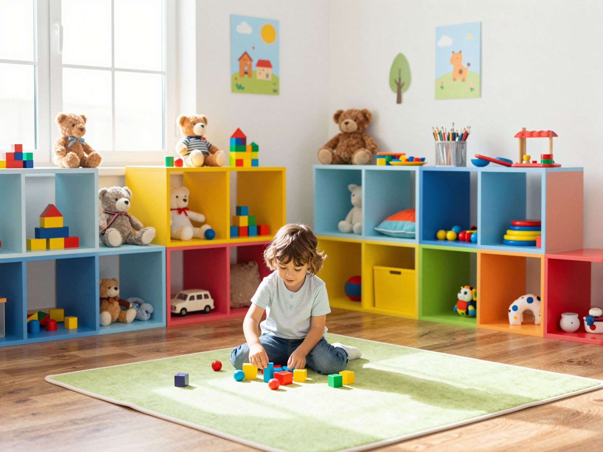 Nagy mennyiségű játék hatékony tárolása: moduláris rendszerek.