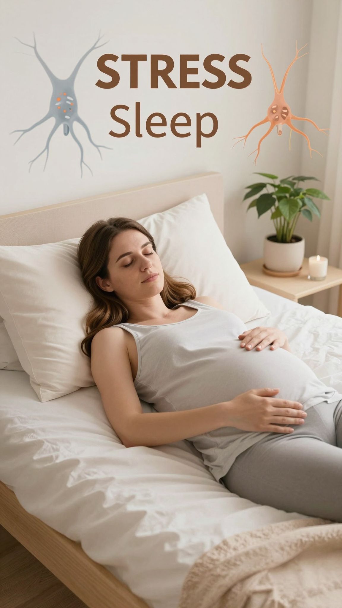 A stressz csökkentheti az alvás minőségét és az immunválaszt.