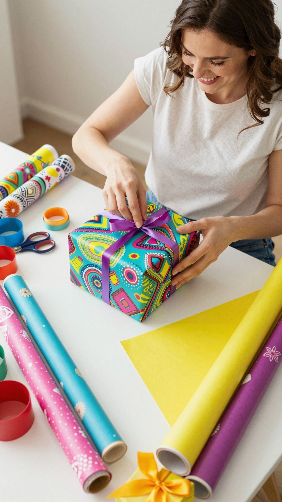 A színek és stílusok harmonizálása fokozza az ajándék varázsát.