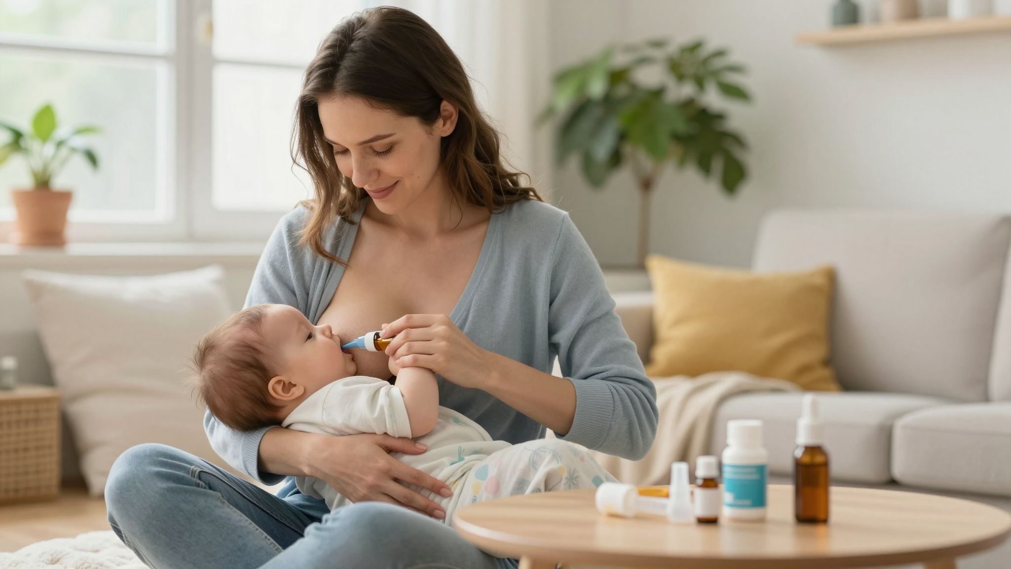 A szoptatás alatt is fontos a gyógyszerek megfelelő alkalmazása.