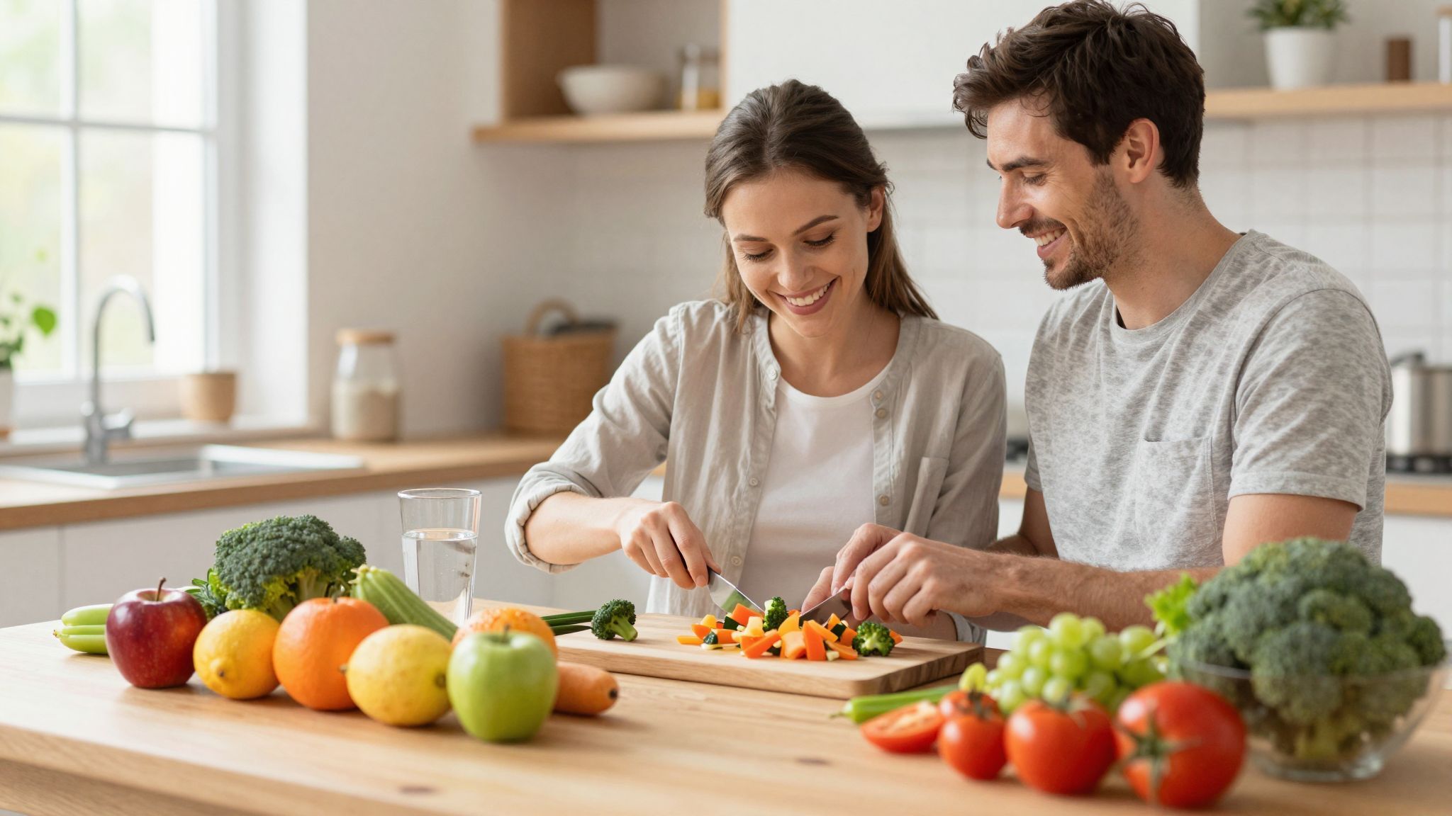 A megfelelő táplálkozás segíti a szülők energiaszintjét.