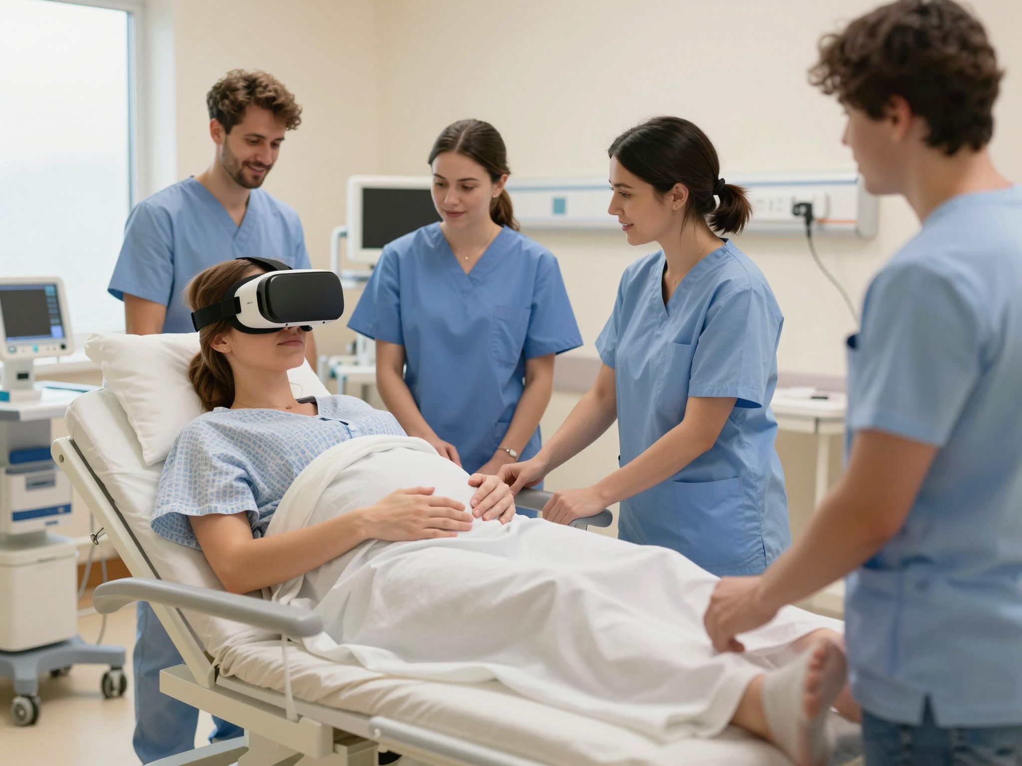 A VR csökkenti a fájdalomérzetet a szülés során.