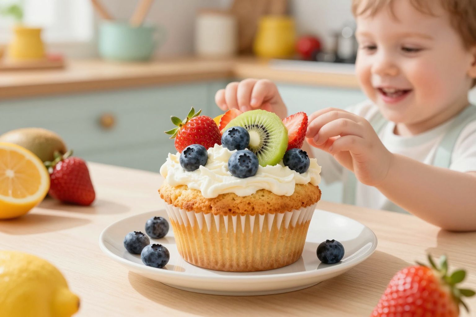 A túrós muffin gazdag fehérjében és vitaminokban!