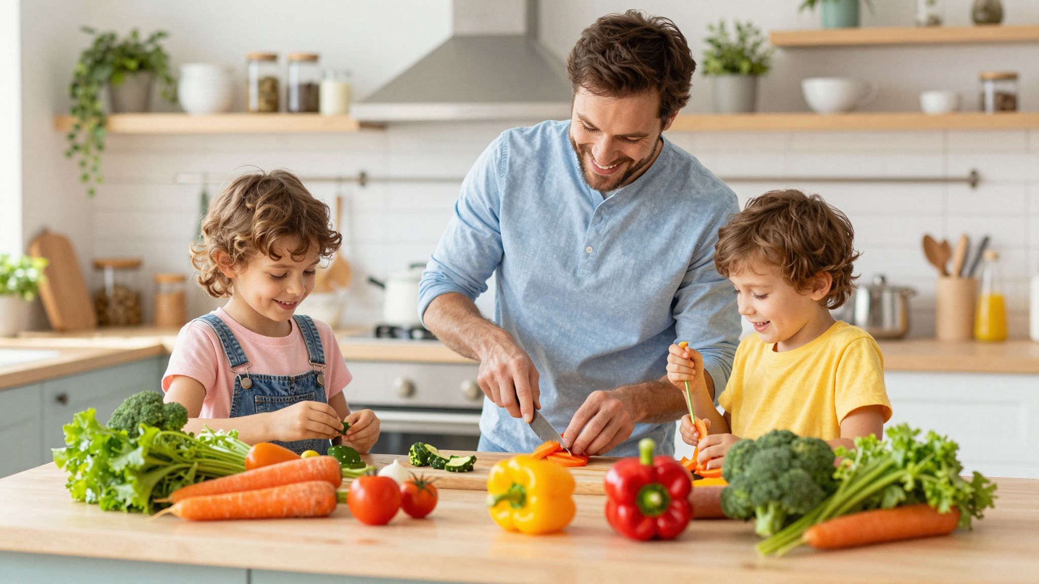 A kreatív konyha segít a zöldségek elfogadtatásában.