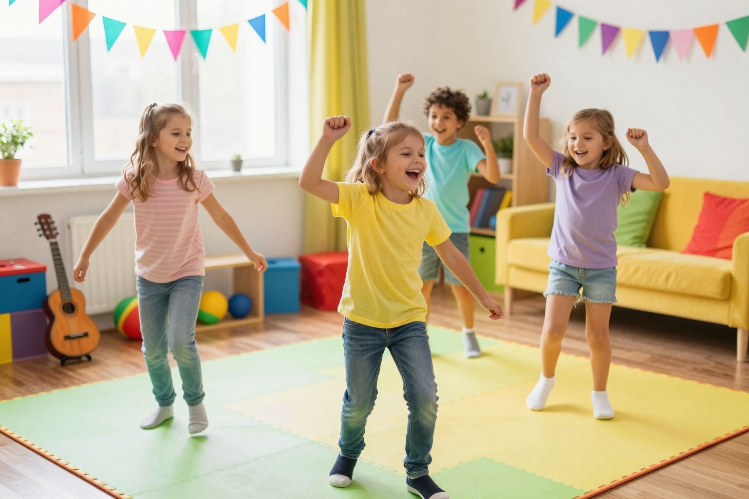 A zene és tánc fejleszti a gyerekek ritmusérzékét.