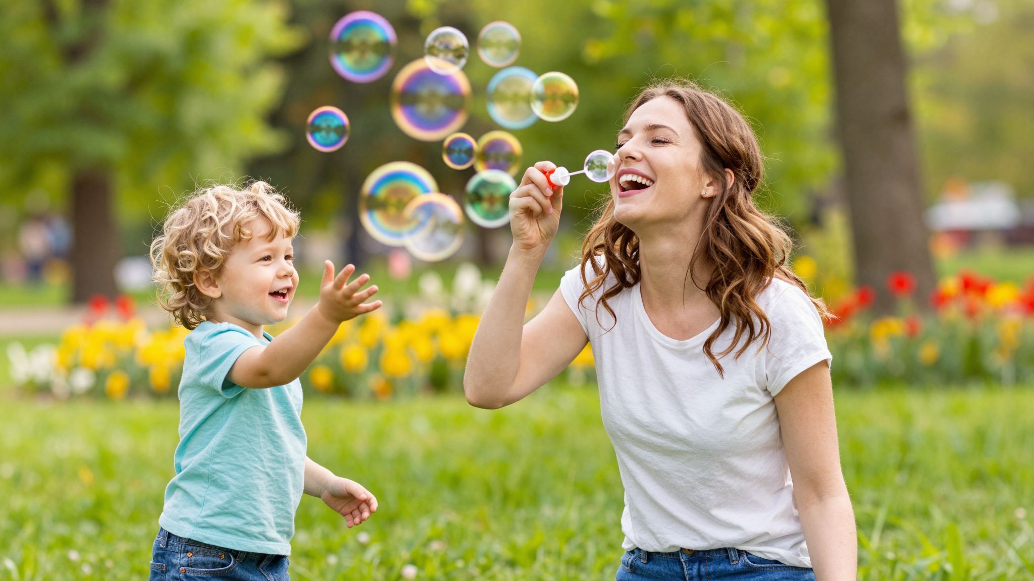 A buborékok segítik a nyelvi készségek fejlődését.