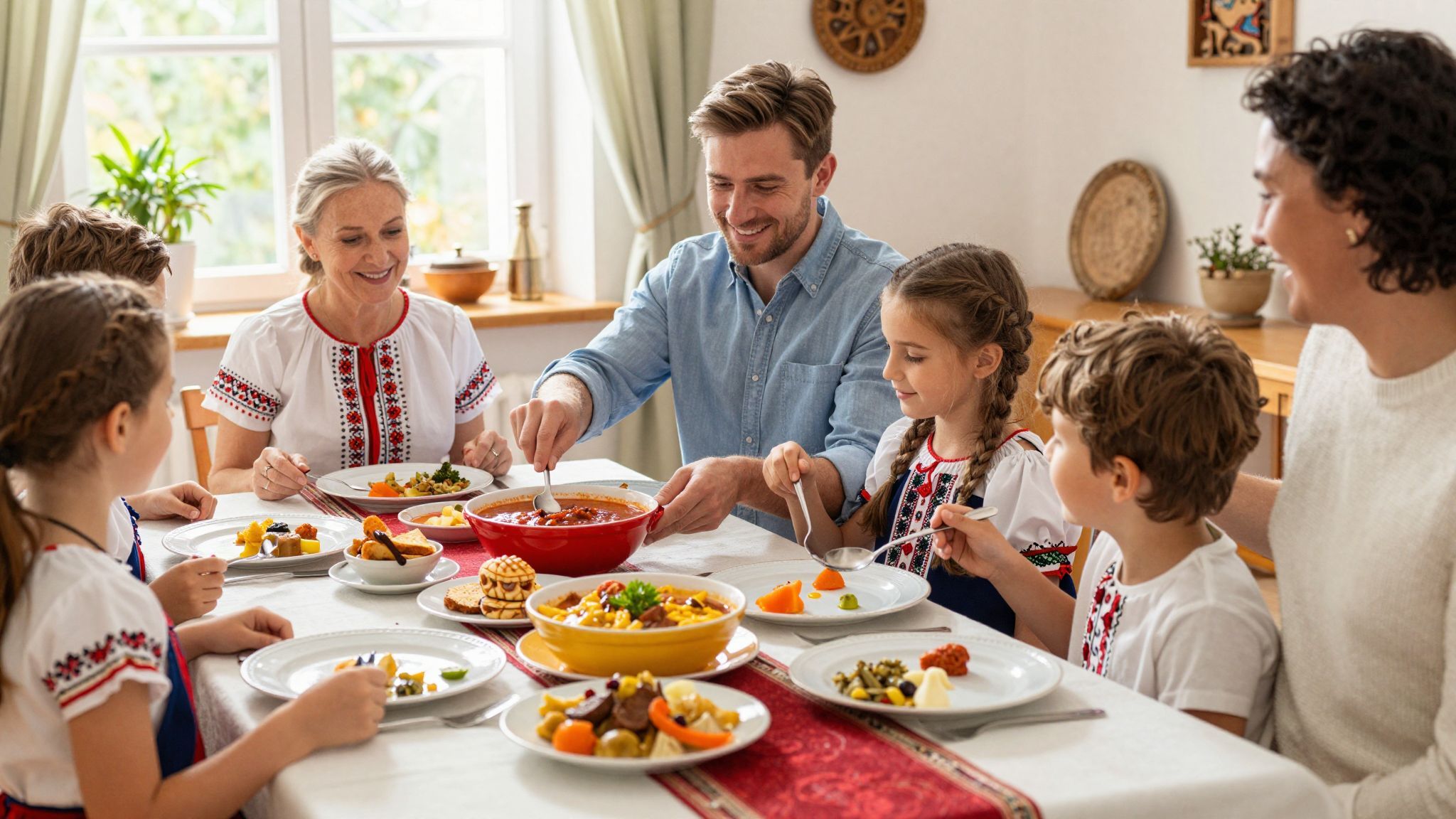 A családi étkezések erősítik a kötelékeket és a hagyományokat.