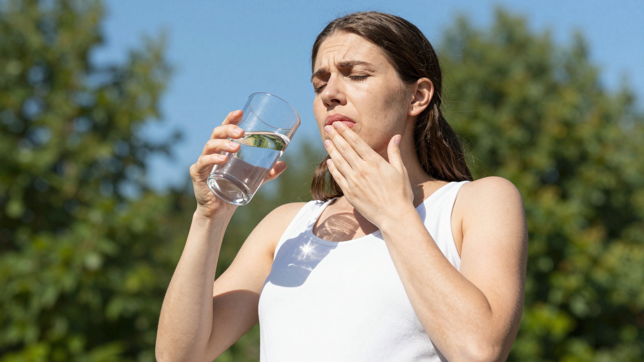 A szomjúság, sötét vizelet és fáradtság a dehidratáció jelei.