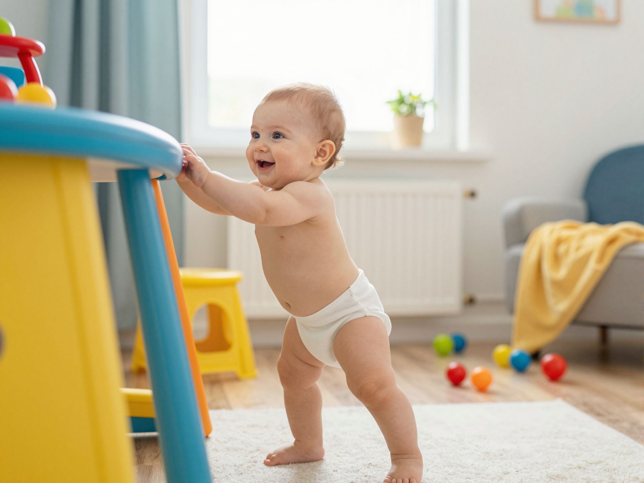 A felállás segíti a járás korai fázisait.