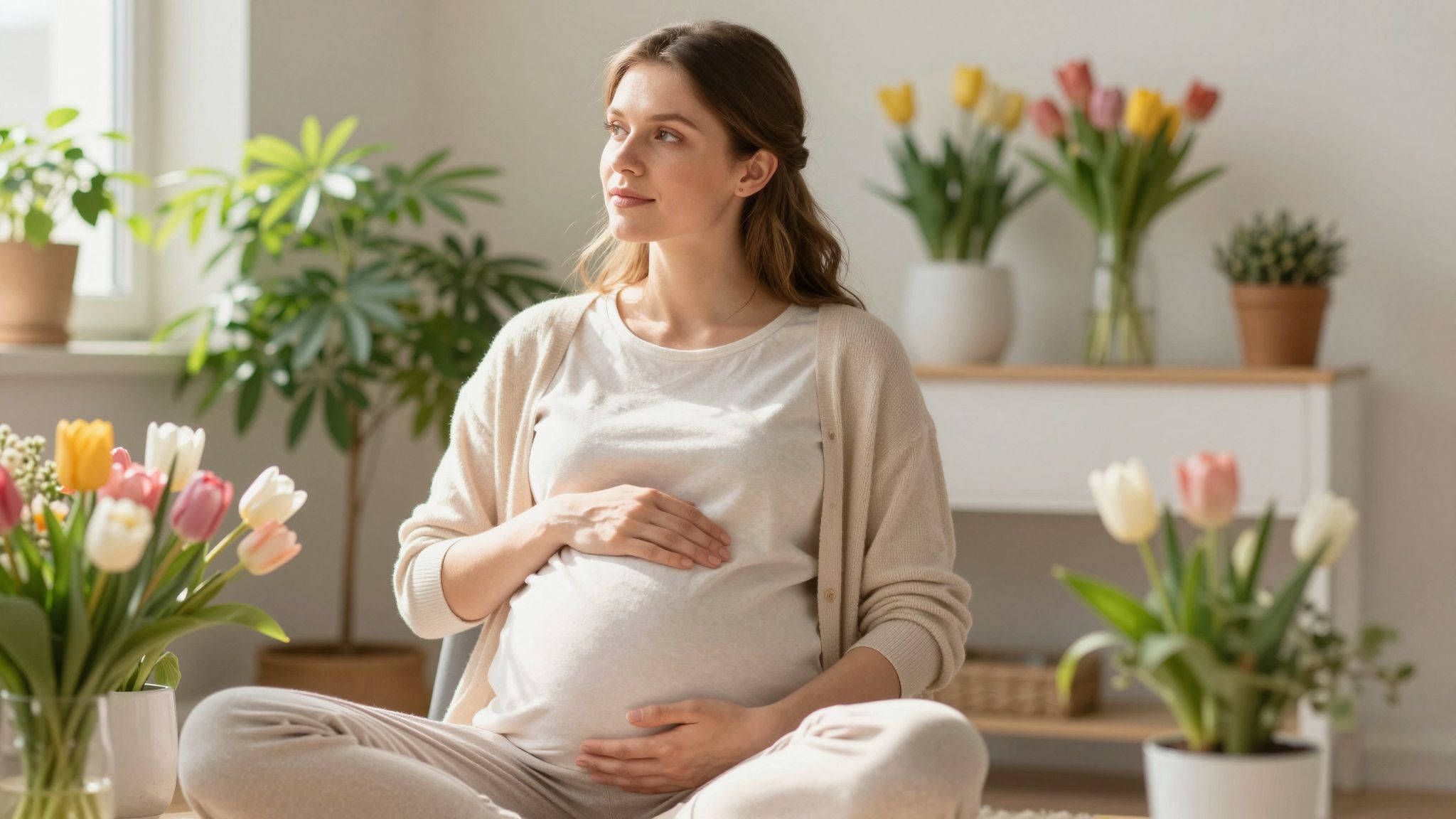 A terhességi stressz befolyásolja a kismamák mentális jólétét.
