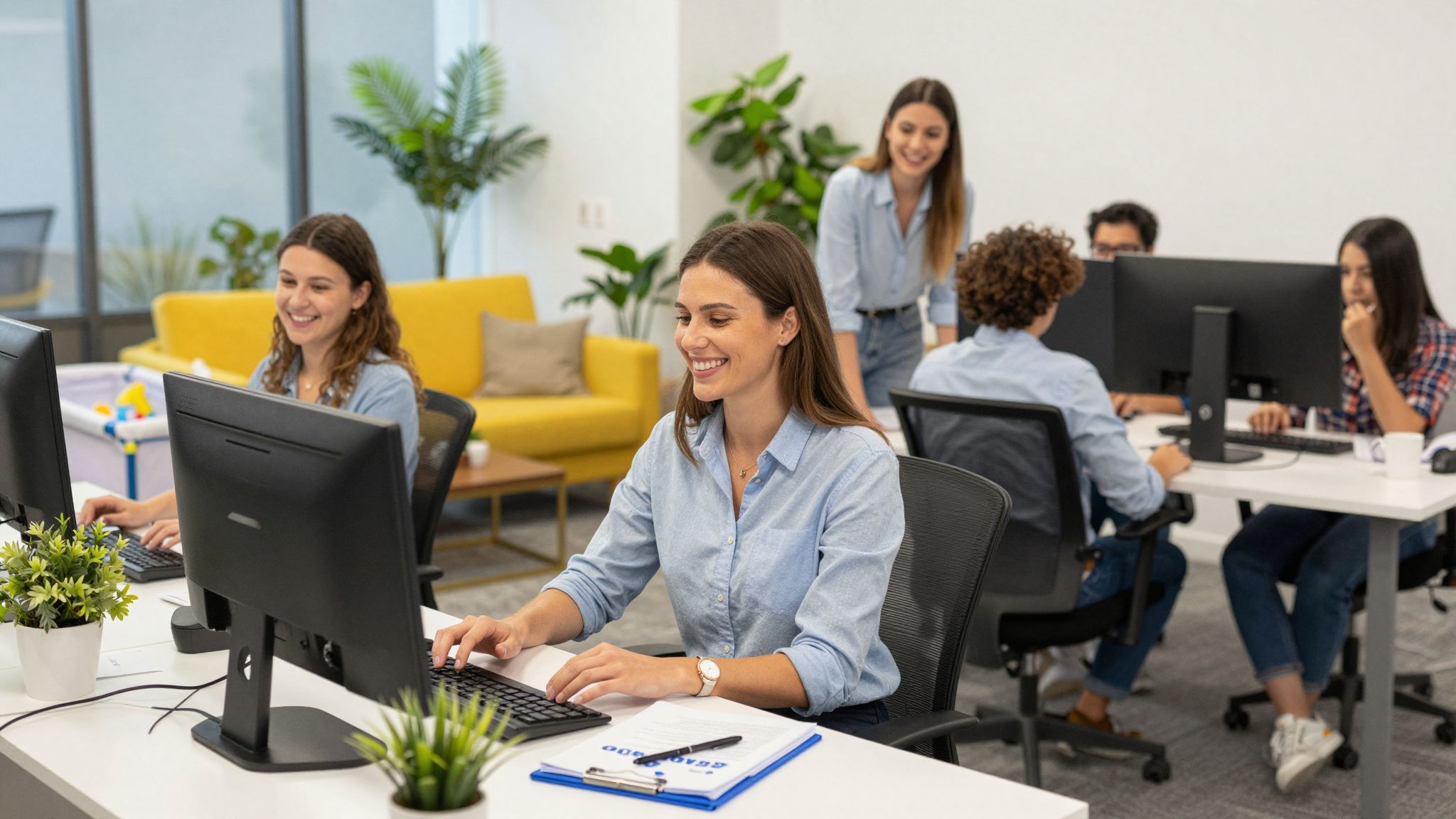 A dolgozói kapcsolatok erősödnek, ha a baba jelen van.
