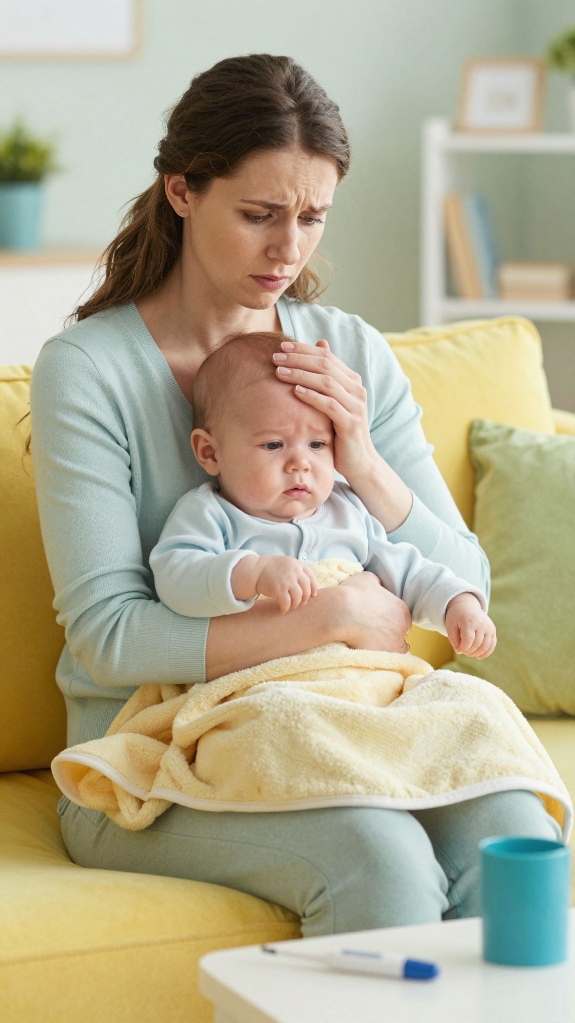 A lázgörcs gyakran szorongást okoz a szülőkben.