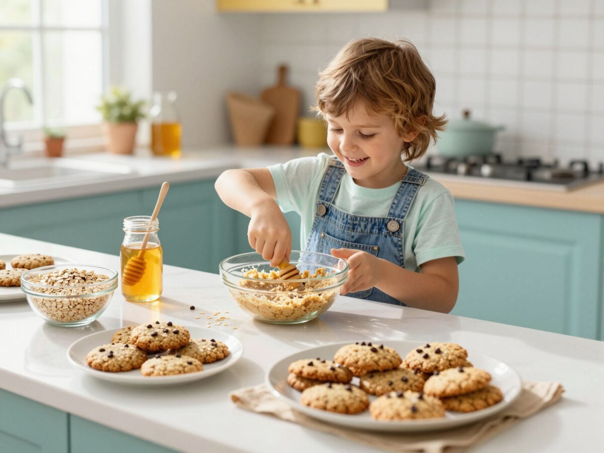 A legegyszerűbb sütés nélküli zabos keksz receptje, amit a gyerek is imádni fog