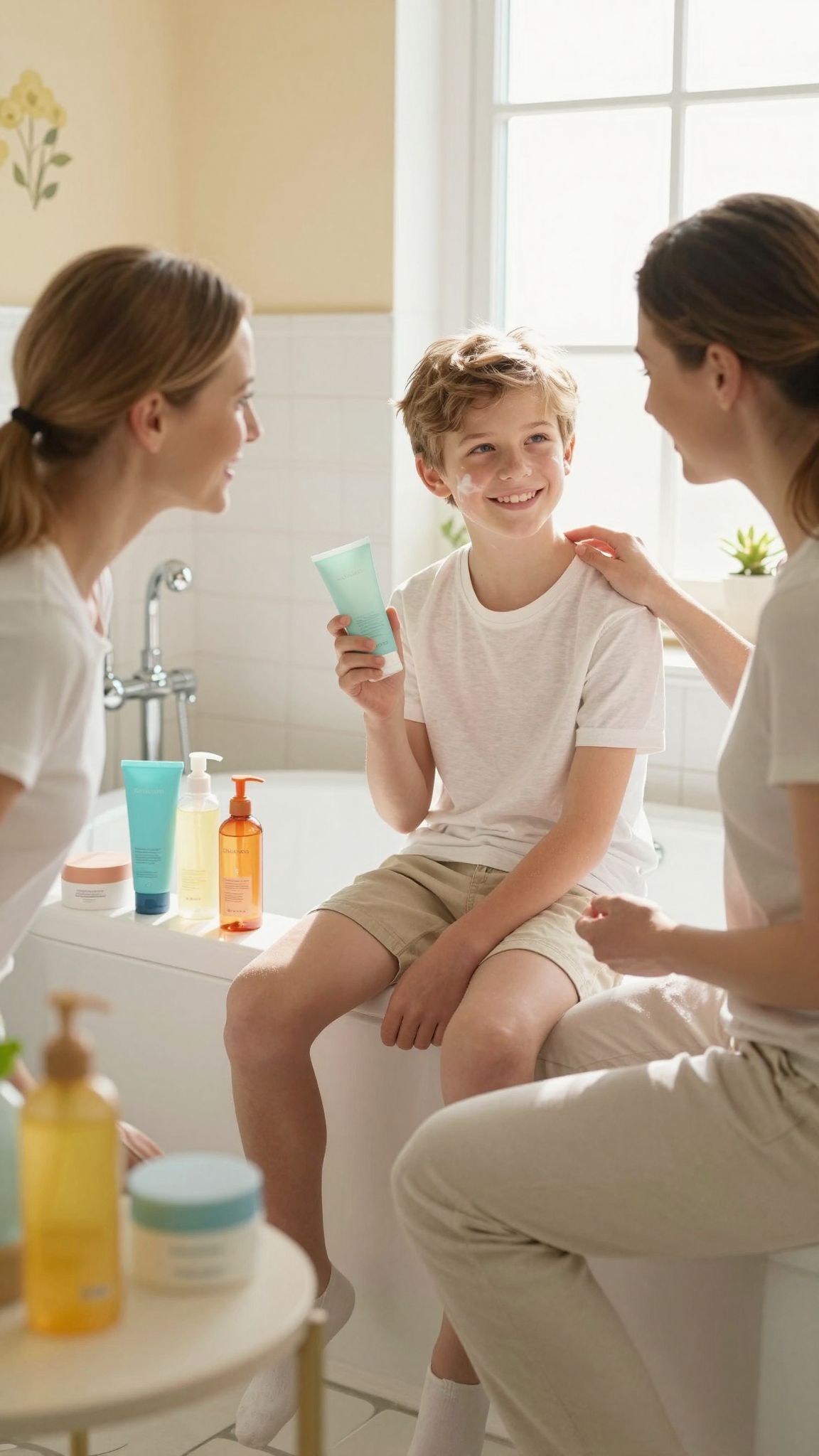 A lelki támogatás segíthet csökkenteni a pattanások stresszét.