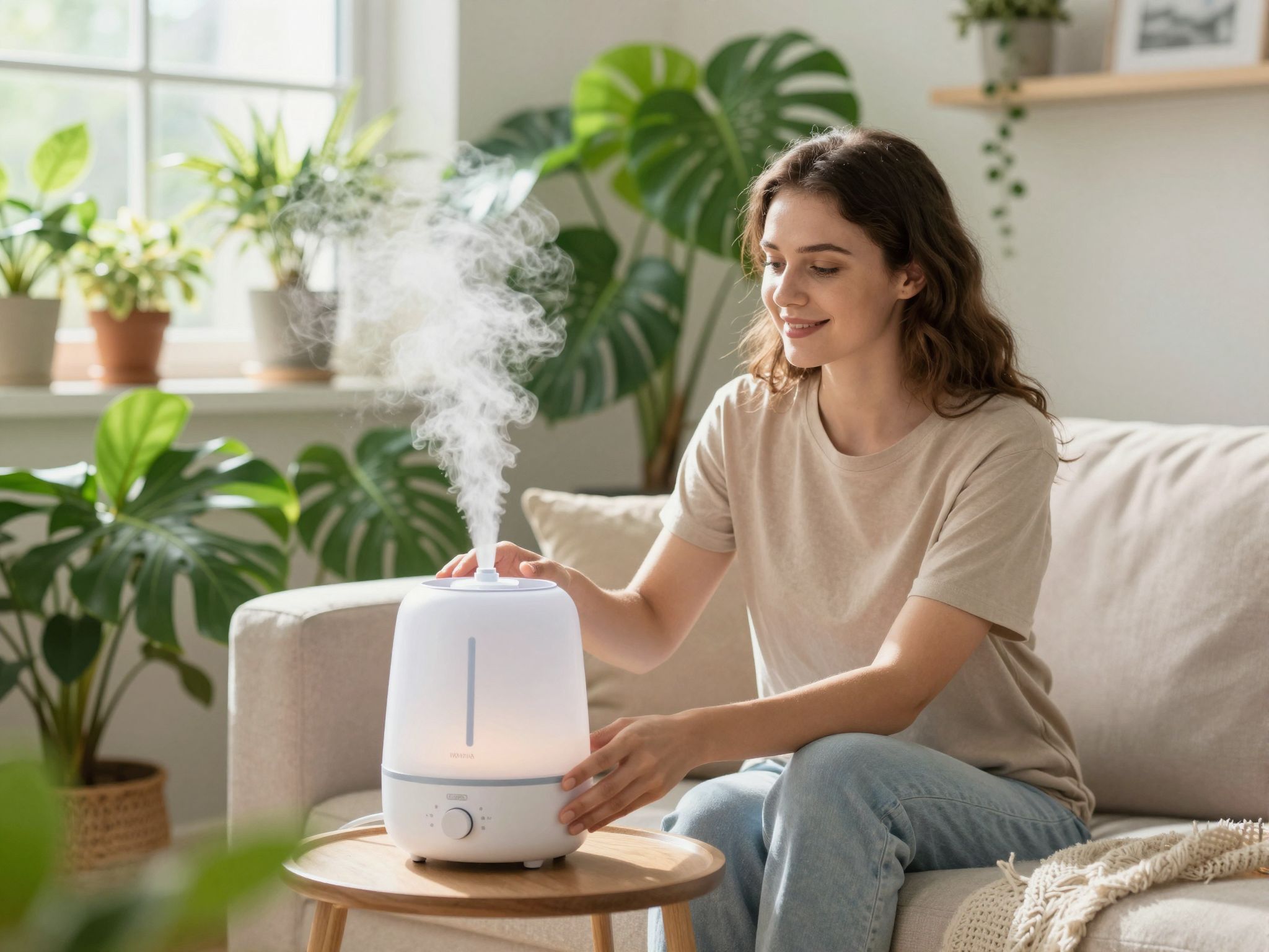 A párásítás javítja a levegő minőségét és egészséget.